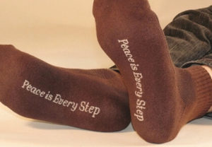 Peace Is Every Step Socks